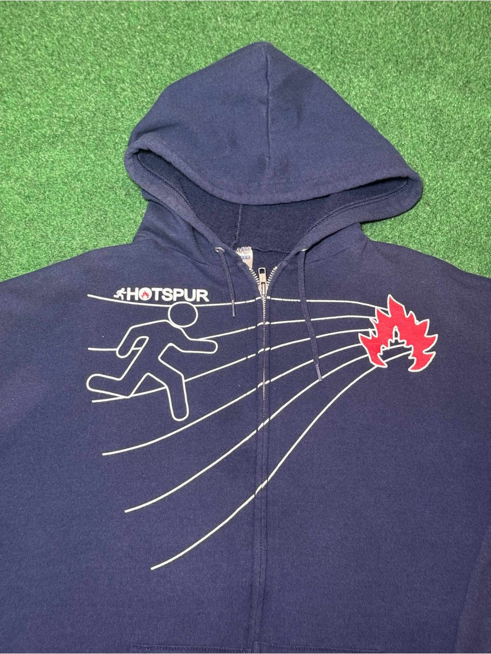 Vintage Y2K Hotspur Band Zip Up Hoodie, Emo Pop Punk Warped Tour Sweatshirt L - Picture 2 of 6